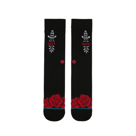 Stance Lost Love Black Socks - Picture 2 of 3